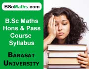 BSc Maths Syllabus for Barasat University